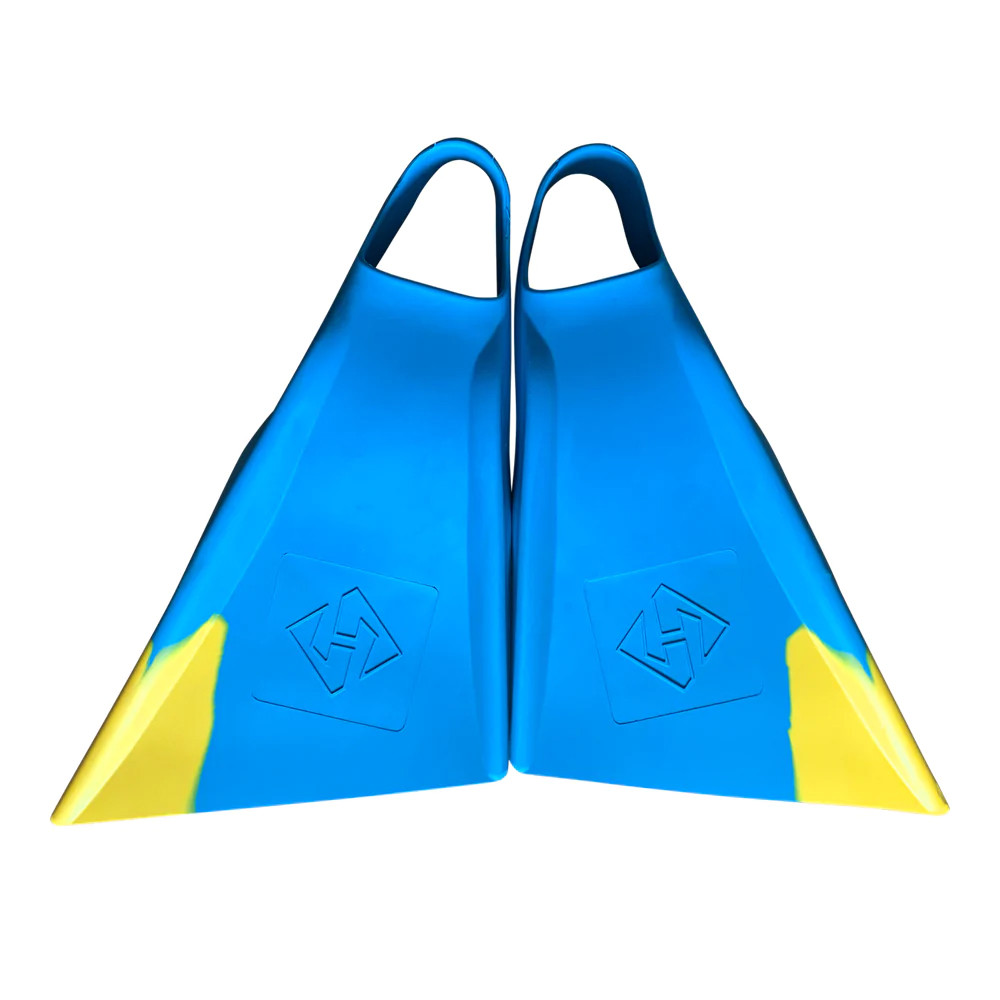 Hubboards - Aletas Air Hubb Cut - Aqua/Yellow 