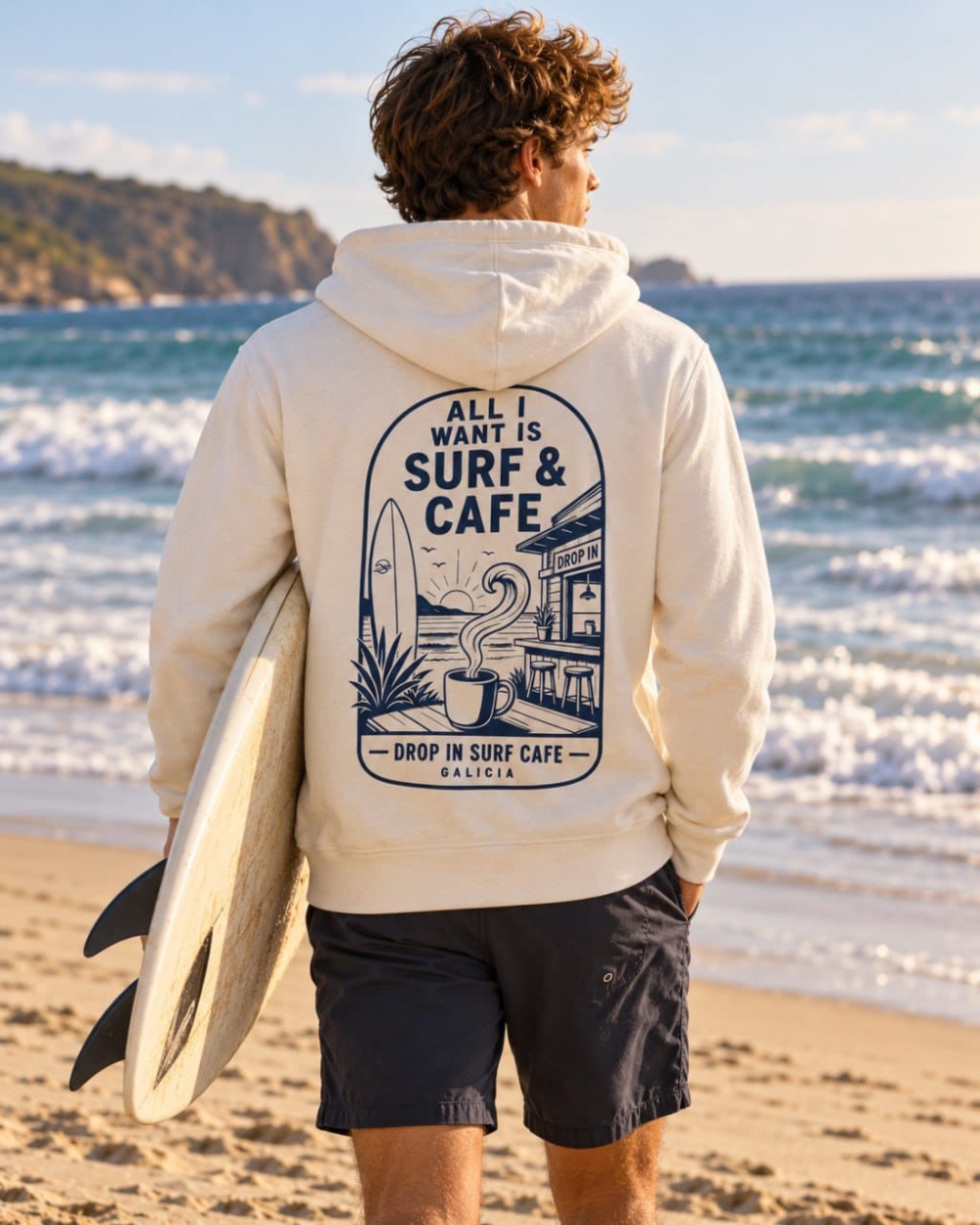 DROP IN - ALL I WANT - ZIP HOOD RAW