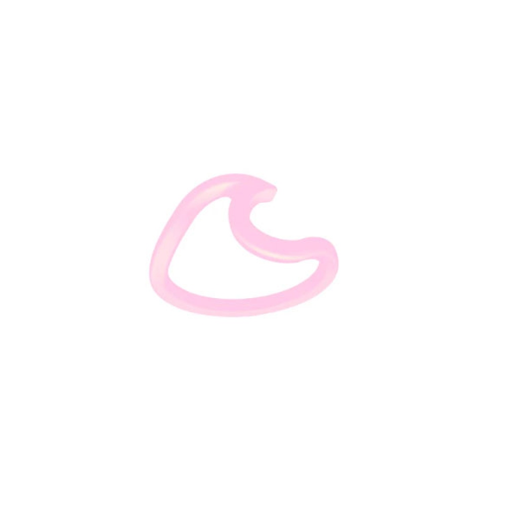 Seajeys - Anillo Wave Plastico Reciclado - Color Pink