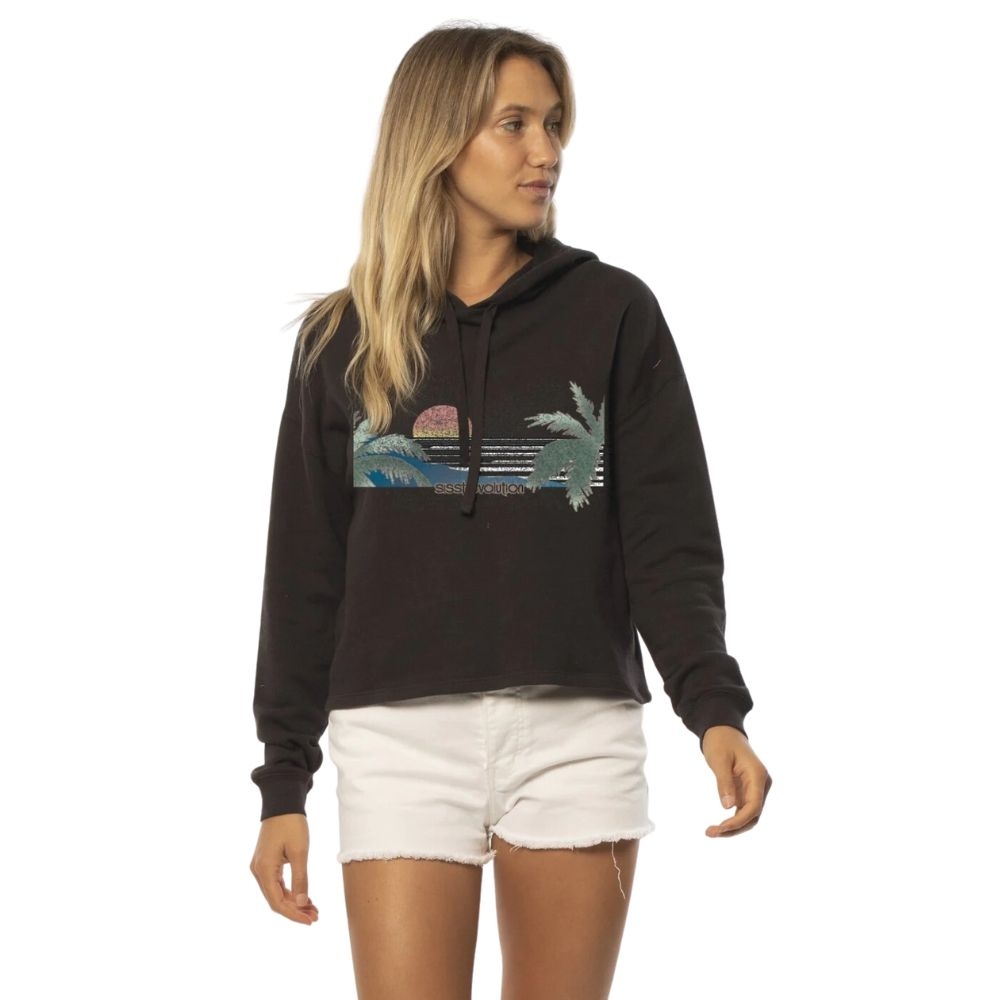 Sisstrevolution - SUDADERA LINES LS CROP KNT FLC HOODIE 