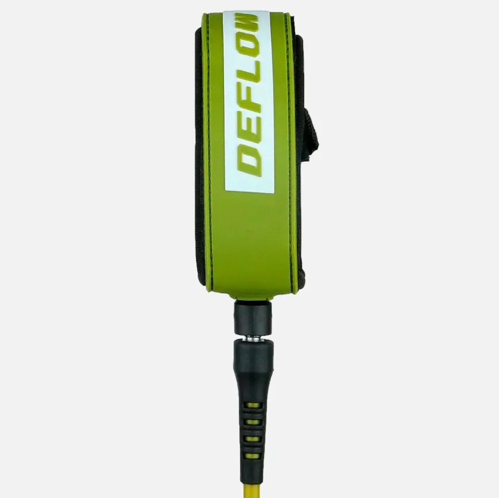 DEFLOW - Core 7ft 7mm Leash - Avocado Oil 
