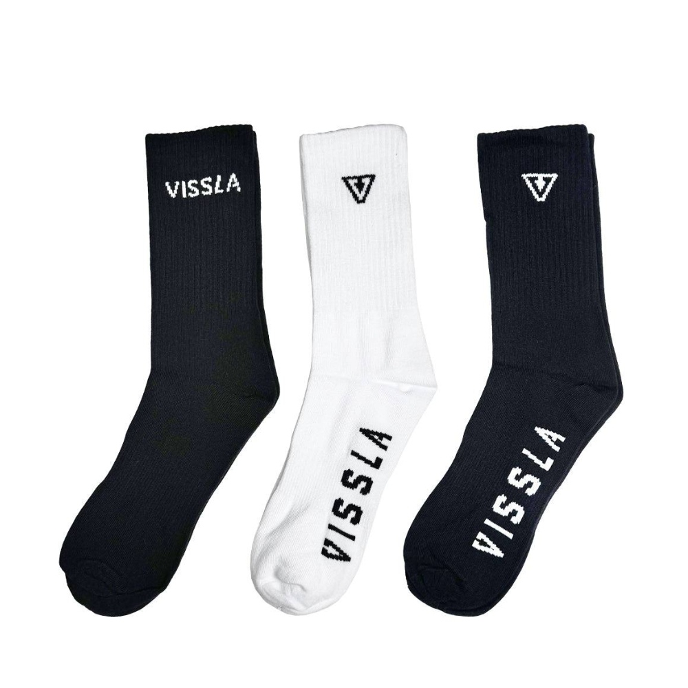 VISSLA - CALCETINES PACK 3 COLORES 