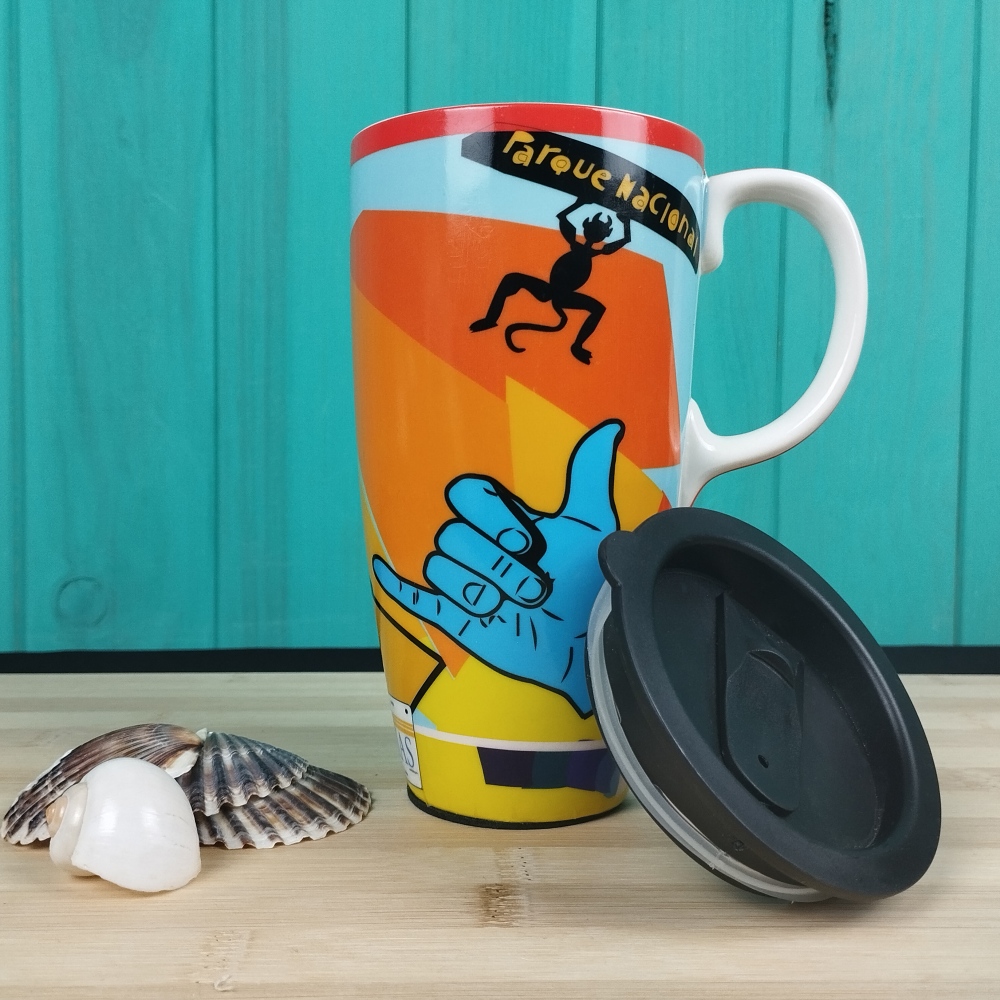 SKBAGS - CANARIAS TAZA TERMO CERAMICA 