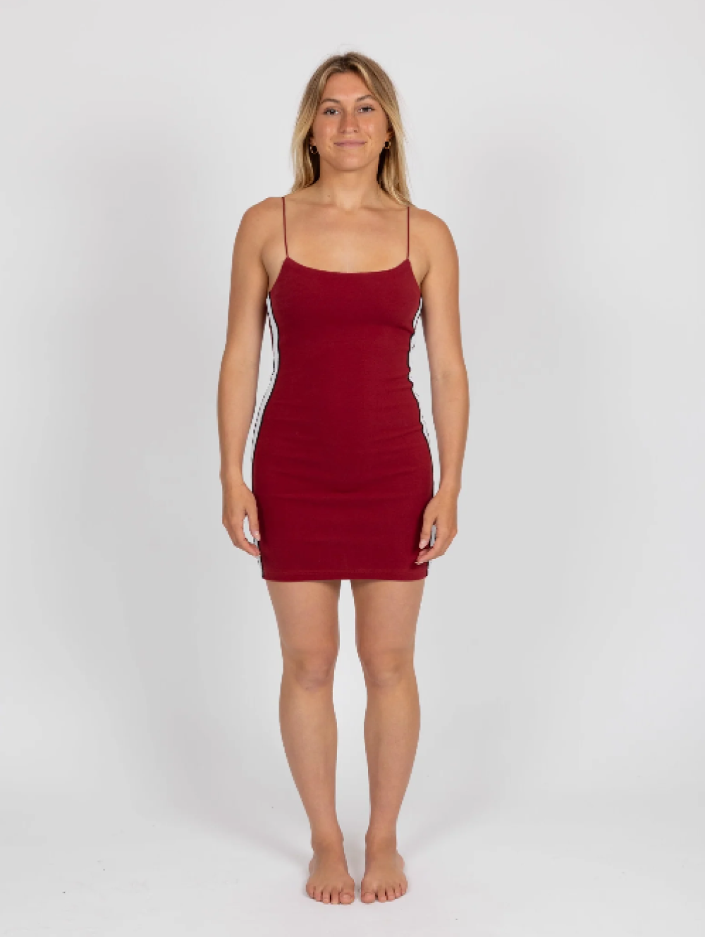 Rusty - Tail Slide Mini Dress - Morello