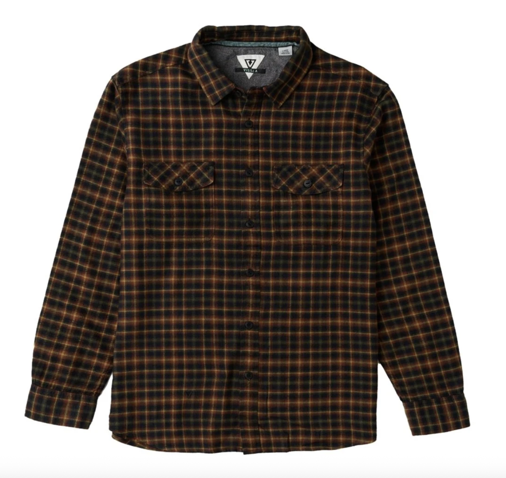 VISSLA - COAST LIGHTWEIGHT ECO FLANNEL - BLK
