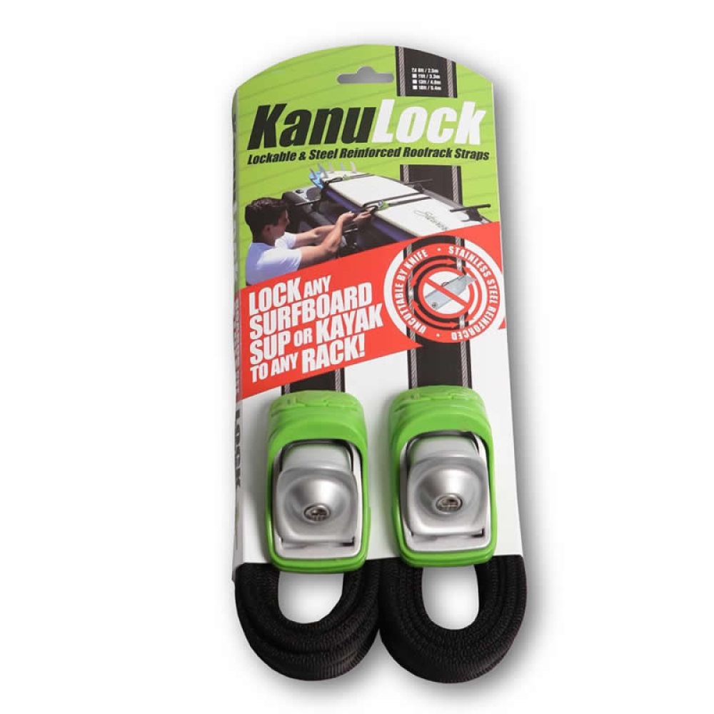 Kanulock - Cinchas/Straps 8ft/2.5m Lockable Tiedown Set