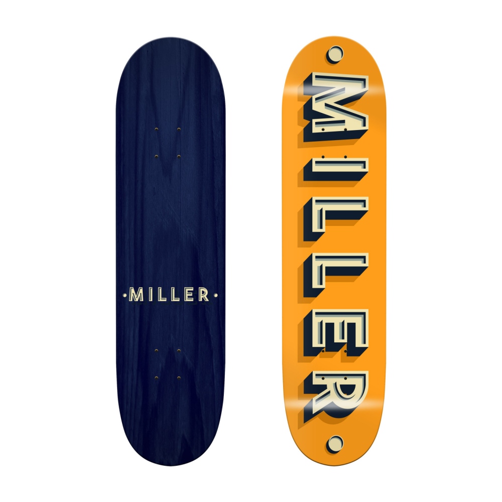 Miller -  8,125″X31.75″ Tabla Skate Corporate II