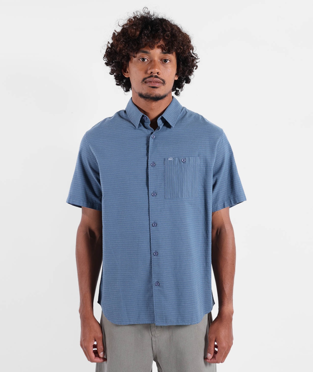 Oxbow - Camisa Lines Indigo 