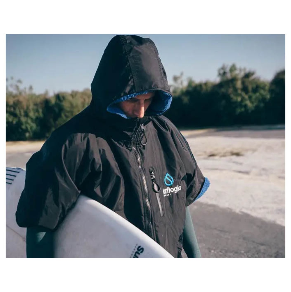 Surflogic - Poncho Cambiador Chuvasquero con Forro/Waterproof Storm Robe (Talla Pequeña)