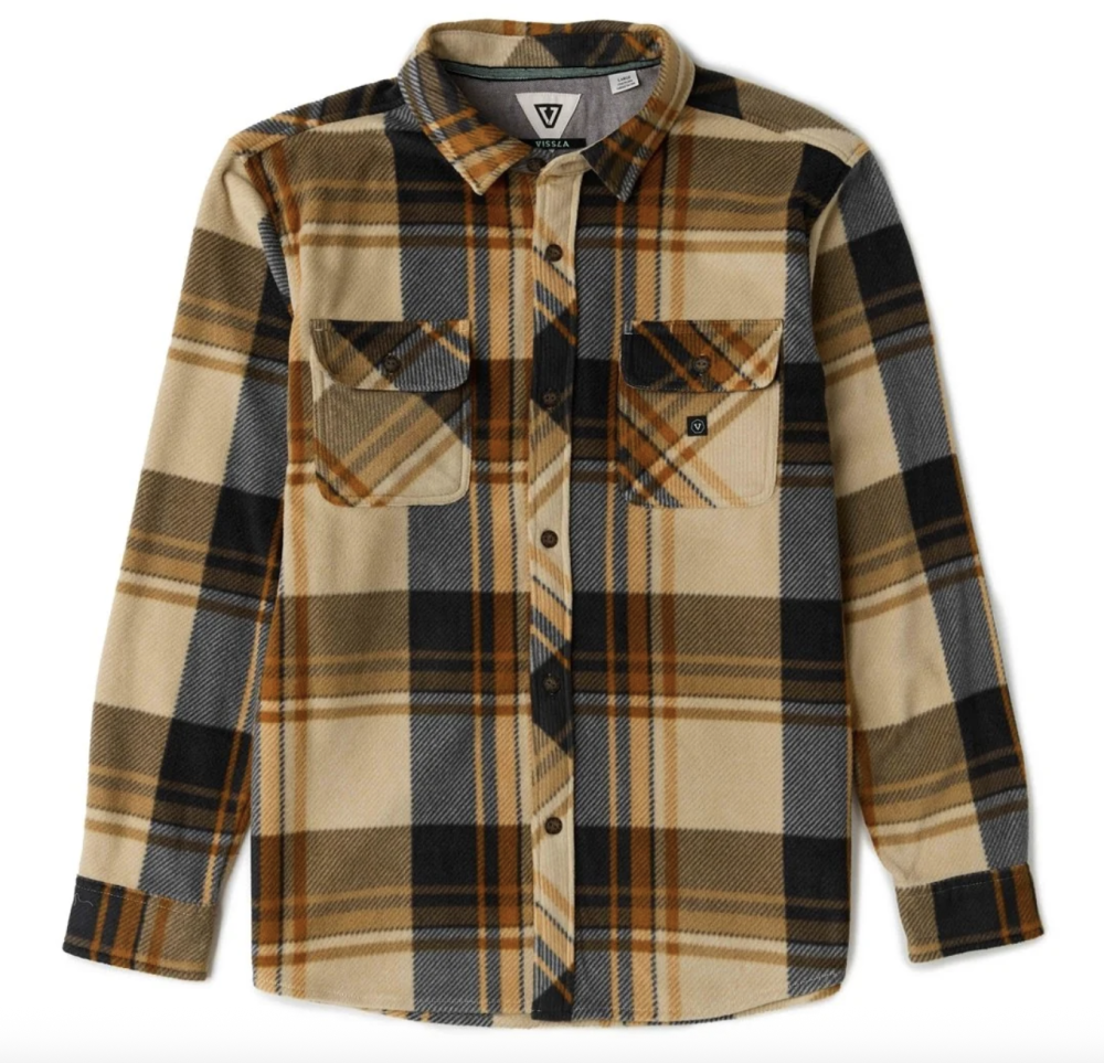 VISSLA - ECO ZY POLAR FLANNEL - DUN
