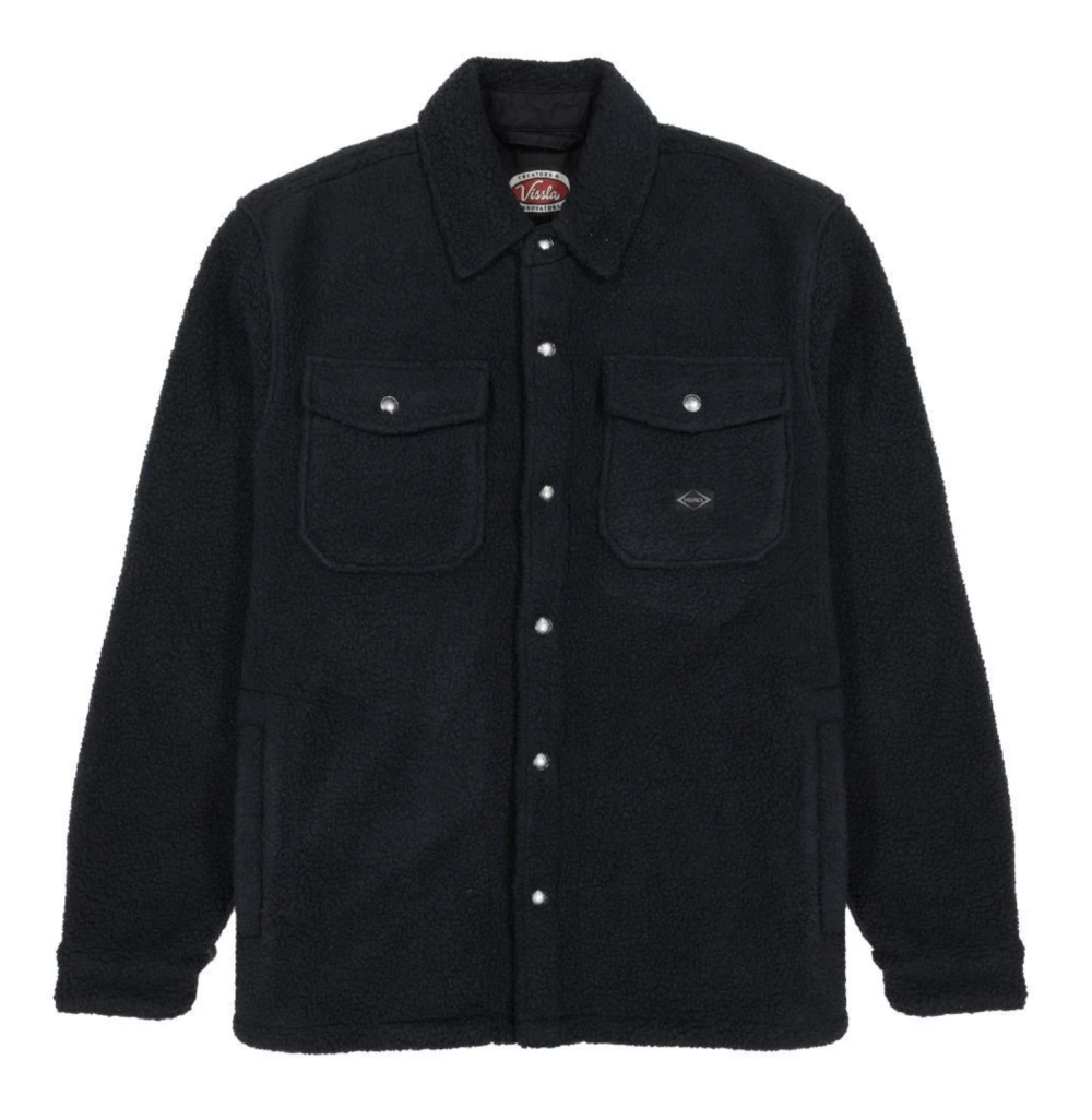 Vissla - Peaks Sherpa Solid Shirt - BLK